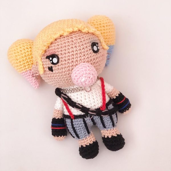 Arlequina  Bichinhos de croche, Crochê, Boneca amigurumi