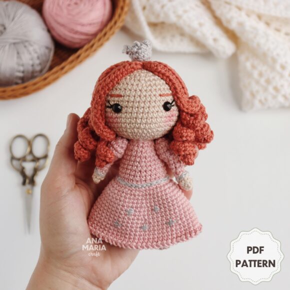 Bruxa Boa O Mágico de Oz Glinda - Receita de Amigurumi em PDF