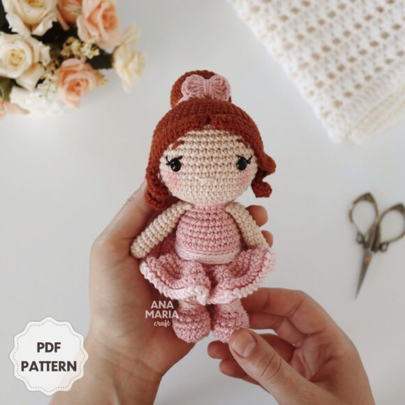 Bailarina Quebra-Nozes - Receita de Amigurumi em PDF