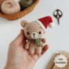 Teddy, o Ursinho - Chaveiro Urso Natal - Receita de Amigurumi em PDF - Image 2