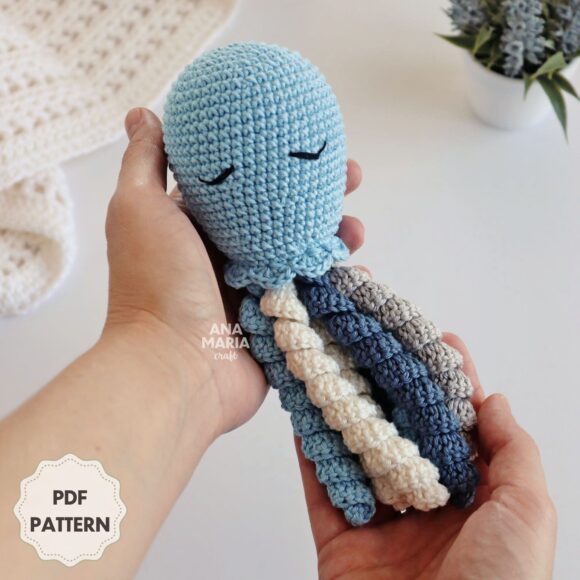 Pipo, o Polvinho - Polvo - Receita de Amigurumi em PDF - Image 3