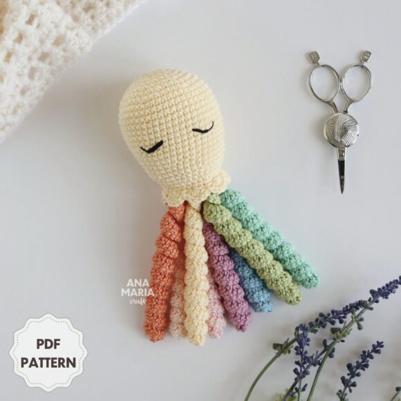 Pipo, o Polvinho - Polvo - Receita de Amigurumi em PDF - Image 2