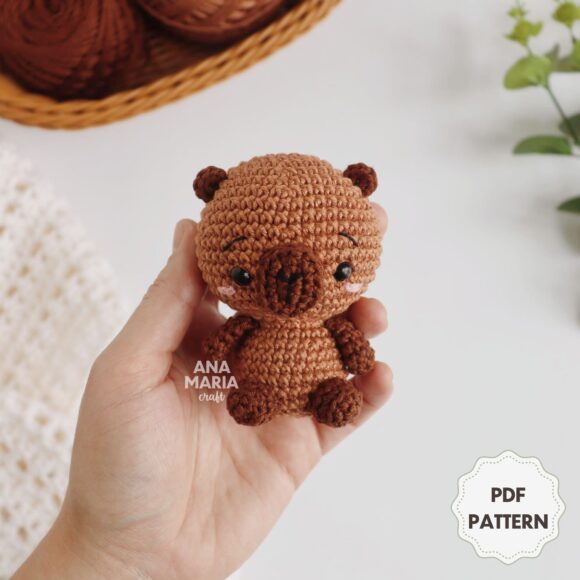 Cacau, a Capivara - Receita de Amigurumi em PDF - Image 4