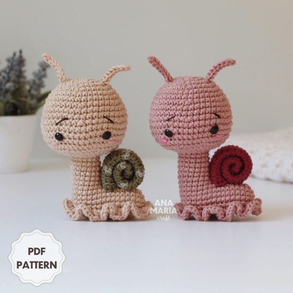 Caco, o Caracol - Receita de Amigurumi em PDF - Imagem 2