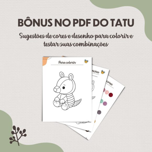 Coleção Fauna Brasileira Parte 1 - Tatu, Capivara, Lobo-guará e Ariranha - Receita de Amigurumi em PDF - Imagem 3