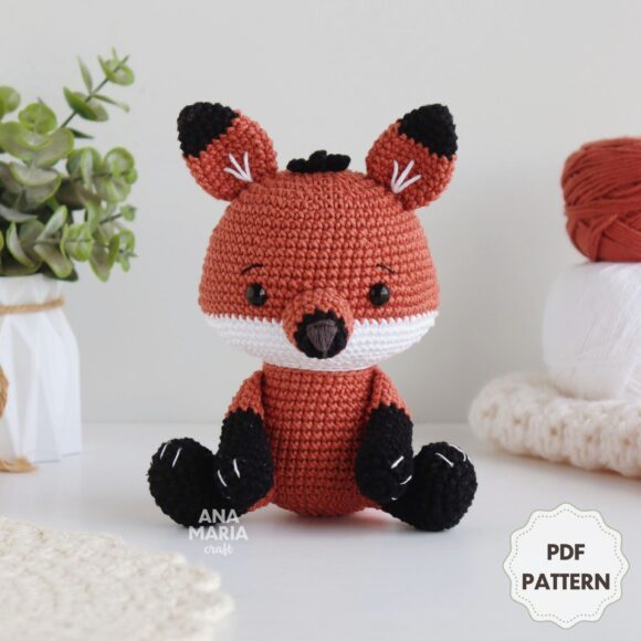 Coleção Fauna Brasileira Parte 1 - Tatu, Capivara, Lobo-guará e Ariranha - Receita de Amigurumi em PDF - Imagem 14