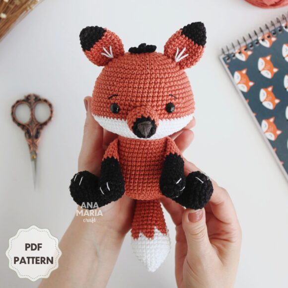Coleção Fauna Brasileira Parte 1 - Tatu, Capivara, Lobo-guará e Ariranha - Receita de Amigurumi em PDF - Imagem 16