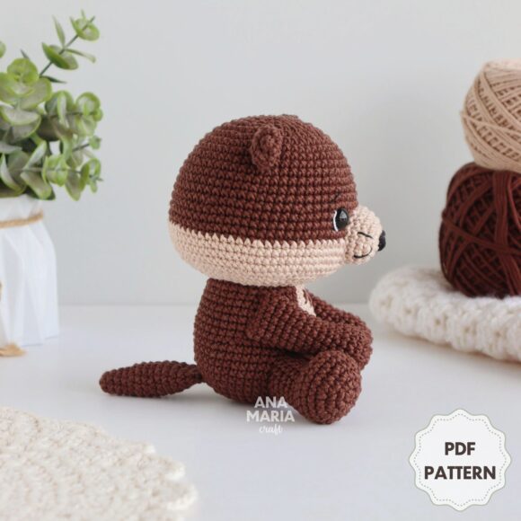 Ariel, a Ariranha - Lontra - Coleção Fauna Brasileira Parte - Receita de Amigurumi em PDF - Imagem 2