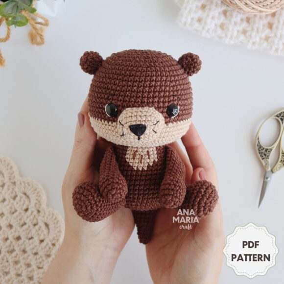 Ariel, a Ariranha - Lontra - Coleção Fauna Brasileira Parte - Receita de Amigurumi em PDF - Imagem 3