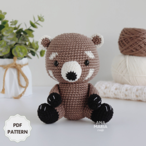 Eddy, o Quati - Receita de Amigurumi em PDF