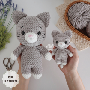 Frederico, o Gatinho - Gato - Receita de Amigurumi em PDF