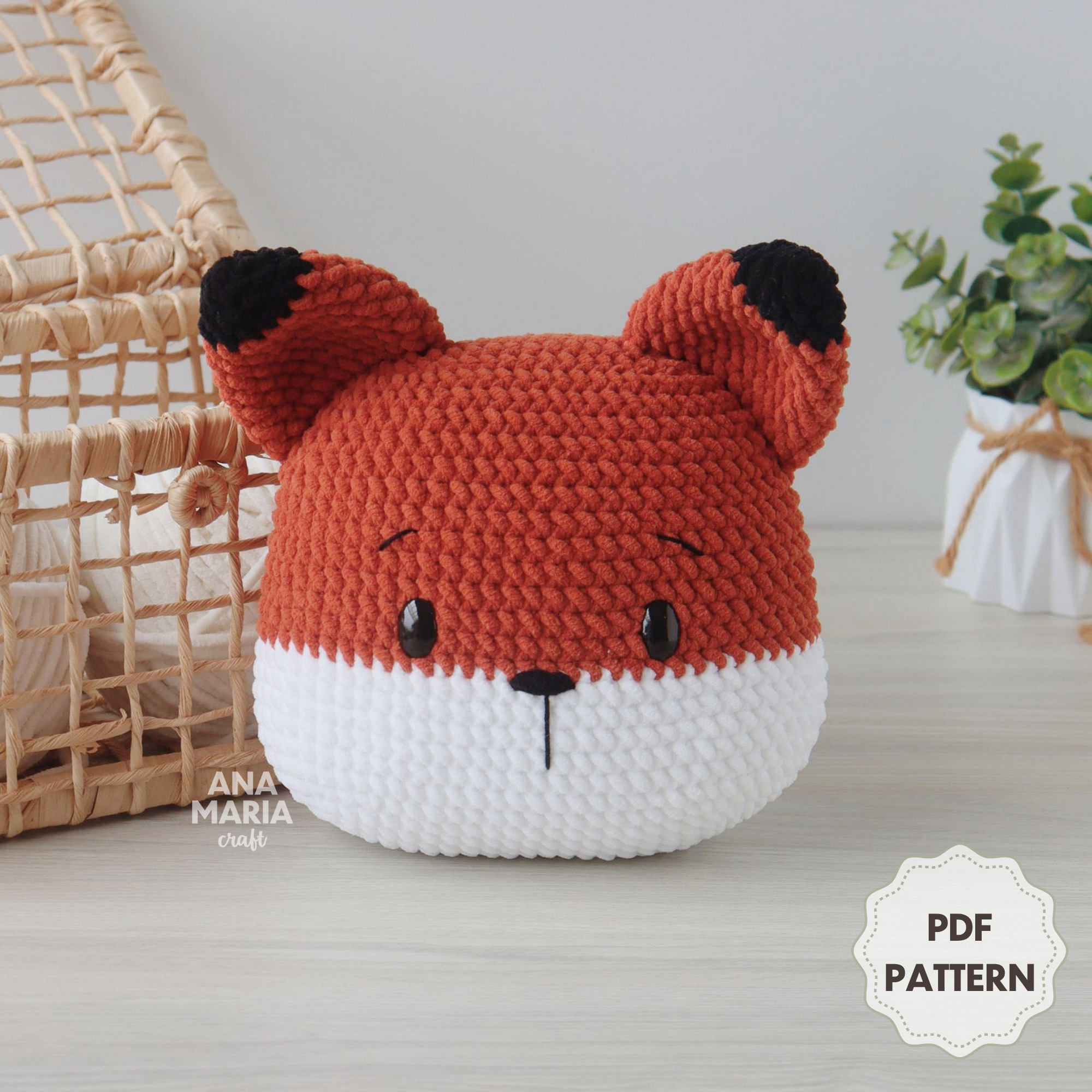 Almofada Raposa - Coleção Bosque Floresta - Receita de Amigurumi em PDF - Imagem 2